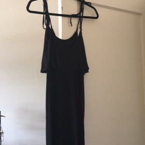 Long black maxi dress